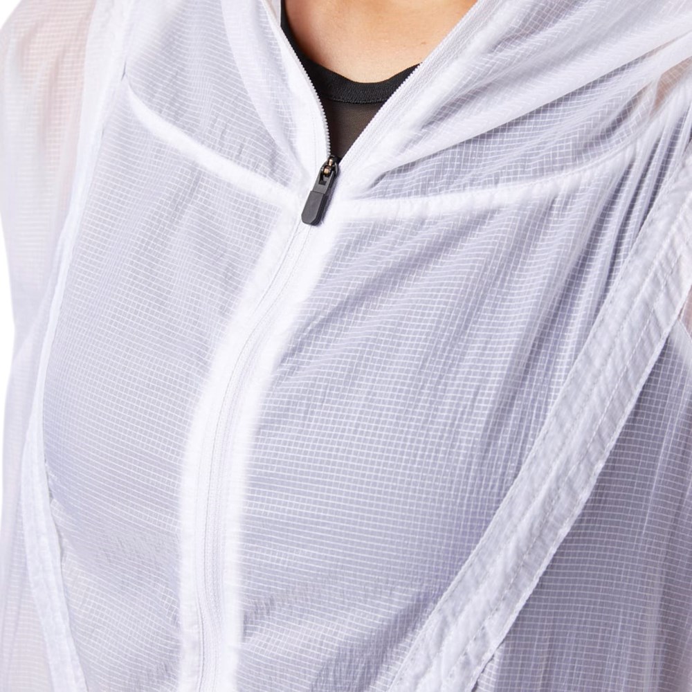 White Reebok Woven Anorak Jacket | CF3203