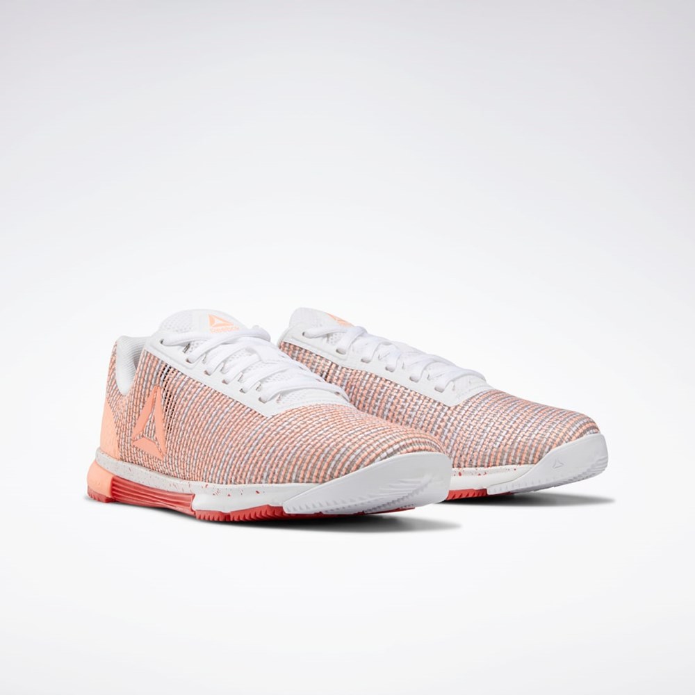 White / Sunglow / Rosette Reebok Speed TR Flexweave® Training Shoes | DV9565
