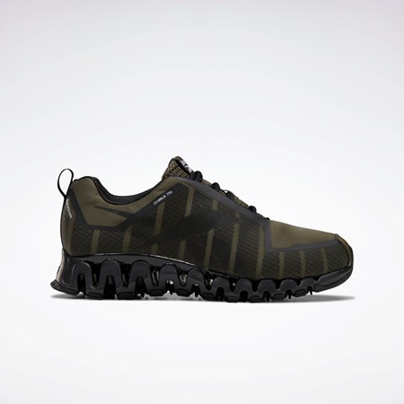 Army Green / Core Black / Ftwr White Reebok ZigWild Trail 6 Shoes | FX1435