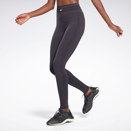 Black Reebok United By Fitness Myoknit Seamless Leggings | H49123