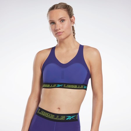 Bold Purple Reebok Les Mills® Reebok PureMove+ Bra | HN6041