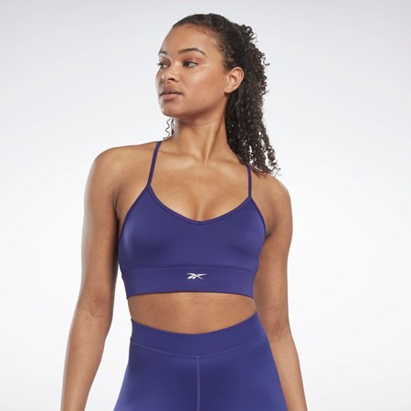 Bold Purple Reebok Workout Ready Sports Bra | HI6917