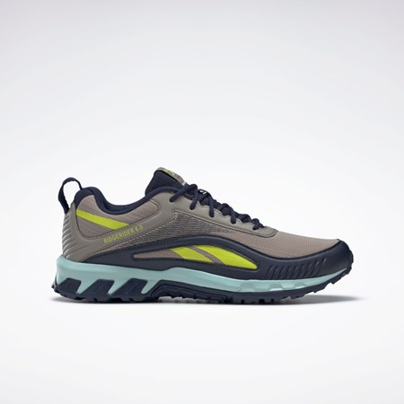 Boulder Grey / Acid Yellow / Vector Navy Reebok Ridgerider 6 Shoes | GX2249