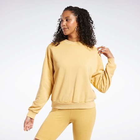 Bright Ochre Reebok Classics Natural Dye Sweatshirt | HK6949
