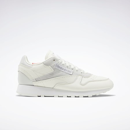 Chalk / Cold Grey / Ftwr White Reebok Classic Leather Make It Yours Shoes | GX6197