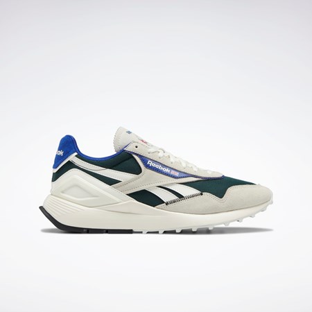 Chalk / Forest Green / Classic Cobalt Reebok Classic Leather Legacy AZ Shoes | GX9347