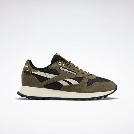 Core Black / Army Green / Stucco Reebok Classic Leather Shoes | GX4805