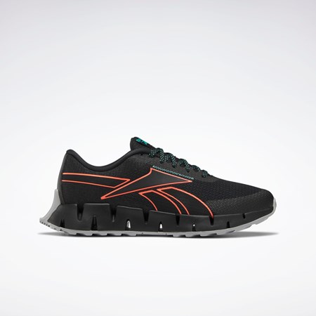 Core Black / Orange Flare / Classic Teal Reebok Zig Dynamica 2 Adventure Shoes | GZ2181