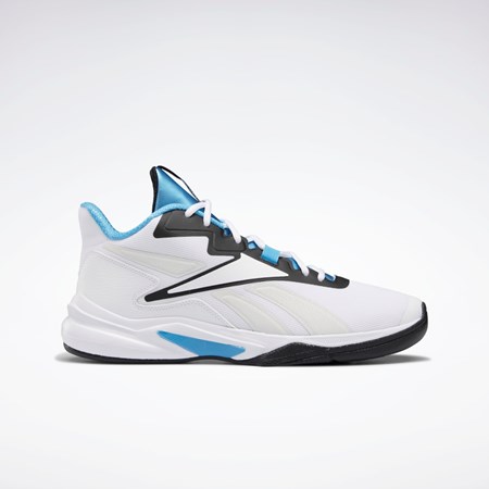 Ftwr White / Core Black / Energy Blue Reebok More Buckets Basketball Shoes | GY9688