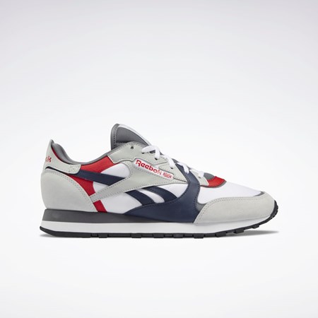 Ftwr White / Pure Grey 2 / Pure Grey 6 Reebok Classic Leather Shoes | GX4047