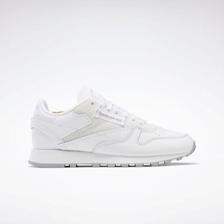 Ftwr White / Pure Grey 4 / Rhodonite Reebok Classic Leather Make It Yours Shoes | GX6200