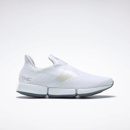 Ftwr White / Quartz Glow / Pure Grey 6 Reebok DailyFit DMX Slip-On Shoes | GX2659