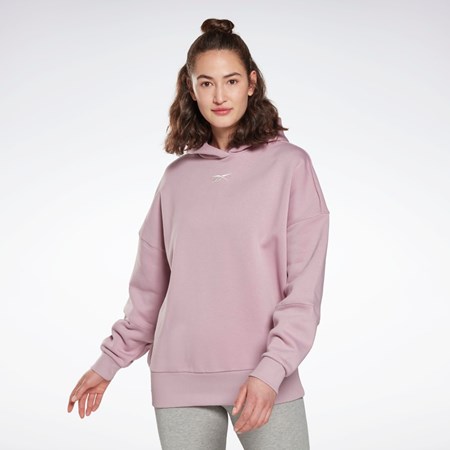 Infused Lilac Reebok Studio Recycled Oversize Hoodie | HM5088