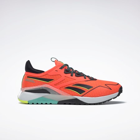 Orange Flare / Core Black / Solar Acid Yellow Reebok Nano X2 TR Adventure Training Shoes | HP9077