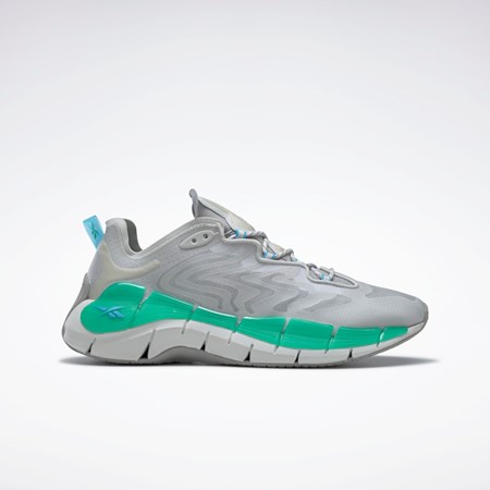 Pure Grey 2 / Pure Grey 4 / Future Teal Reebok Zig Kinetica II Shoes | H00024