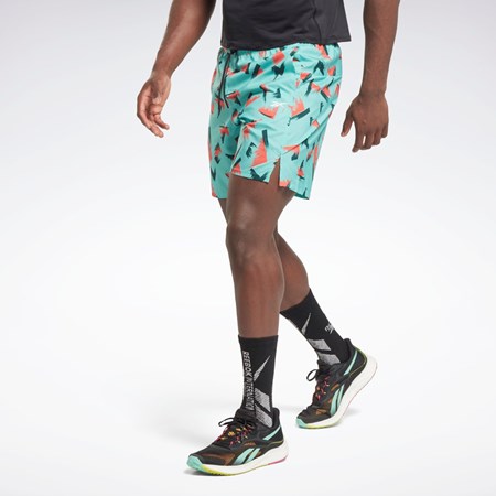 Semi Classic Teal Reebok Graphic Speed 2.0 Shorts | HI0527