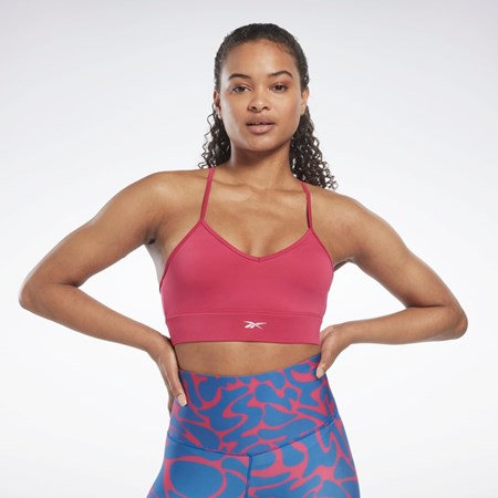 Semi Proud Pink Reebok Workout Ready Sports Bra | HI6919