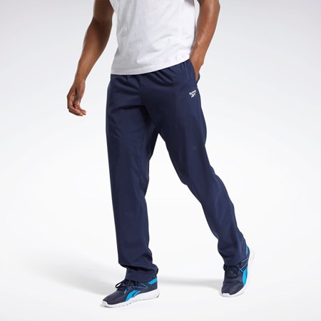 Vector Navy Reebok Training Essentials Woven Unlined Pants | FU3104